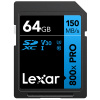 Lexar SDXC 800x Pro UHS-I, C10 (V30) U3, R150/W45, 64 GB (LSD0800P064G-BNNNG) Lexar SDXC 800x Pro UHS-I, C10 (V30) U3, R150/W45, 64 GB (LSD0800P064G-BNNNG)