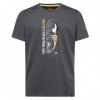 La Sportiva SOLUTION T-SHIRT Sivá M La Sportiva SOLUTION T-SHIRT Sivá M