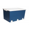 Box na hračky Tega Baby 60 l – úložný box s vekom a kolieskami, modrý Box na hračky Tega Baby 60 l – úložný box s vekom a kolieskami, modrý