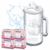 FILTRAČNÁ KANVICA AQUAPHOR GLASS 2,5L SKLENENÁ BIELA + 4 FILTRE FILTRAČNÁ KANVICA AQUAPHOR GLASS 2,5L SKLENENÁ BIELA + 4 FILTRE