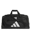 adidas Essentials Medium Duffle Bag Adults Black/White One Size adidas Essentials Medium Duffle Bag Adults Black/White One Size