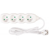 STREND PRO Kábel DG-F804B L-1.5 m, predlžovací, biely, 4x zásuvka, new edition STREND PRO Kábel DG-F804B L-1.5 m, predlžovací, biely, 4x zásuvka, new edition