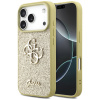 Guess Pevné Trblietavé Veľké 4G puzdro iPhone 17 Pro zlaté Guess Pevné Trblietavé Veľké 4G puzdro iPhone 17 Pro zlaté