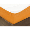 Dreamy Linens Plachta froté napínacia oranžová do postýlky Dreamy Linens Plachta froté napínacia oranžová do postýlky