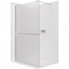 CERANO - Sprchová zástena Walk-in Onyx Cube Ľ/P - 8 mm + polička/držiak na uteráky - hranatá vzpera - chróm, mliečne sklo - 150x200 cm CERANO - Sprchová zástena Walk-in Onyx Cube Ľ/P - 8 mm + polička/držiak na uteráky - hranatá vzpera - chróm, mliečne sklo - 150x200 cm