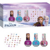 Lorenay Frozen nehtový set se 3 laky na nehty a nálepkami na nehty Lorenay Frozen nehtový set se 3 laky na nehty a nálepkami na nehty