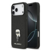 Karl Lagerfeld Fixed Glitter Metal Ikonik zadný kryt pre iPhone 17 Pro Max Black Karl Lagerfeld Fixed Glitter Metal Ikonik zadný kryt pre iPhone 17 Pro Max Black