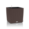 Kvetináč Lechuza Cube 50 Cottage (50cm) Barva: Mokka kompletný set Kvetináč Lechuza Cube 50 Cottage (50cm) Barva: Mokka kompletný set