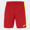MAXI SHORT futbalové šortky červená žltá 4XS-3XS MAXI SHORT futbalové šortky červená žltá 4XS-3XS