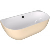Polysan Volně stojící vana Pagoda 170x85 cm litý mramor levá i pravá bílá/béžová 72976.82 Polysan Volně stojící vana Pagoda 170x85 cm litý mramor levá i pravá bílá/béžová 72976.82