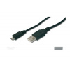 PremiumCord - Kabel USB - USB (M) do Micro USB typ B (M) - USB 2.0 - 20 cm - lisovaný - černá PremiumCord - Kabel USB - USB (M) do Micro USB typ B (M) - USB 2.0 - 20 cm - lisovaný - černá