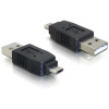 Delock microUSB samec na USB-A samec (65036 ) Delock microUSB samec na USB-A samec (65036 )