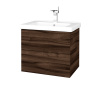 Dreja Umývadlová skrinka VARIANTE SZZ2 65 (umývadlo Harmonia) - D06 Orech / D06 Orech Dreja Umývadlová skrinka VARIANTE SZZ2 65 (umývadlo Harmonia) - D06 Orech / D06 Orech