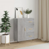 zahrada-XL Komoda sivý dub sonoma 69,5x34x90 cm kompozitné drevo 827898 zahrada-XL Komoda sivý dub sonoma 69,5x34x90 cm kompozitné drevo 827898
