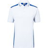 James & Nicholson Polokošile Color JN 858, krátký rukáv, pánská COT02085890113-white/royal 3XL Bílá/modrá James & Nicholson Polokošile Color JN 858, krátký rukáv, pánská COT02085890113-white/royal 3XL Bílá/modrá