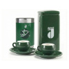 Danesi Duo Plus Set Green Ruanda Zrno - Darčeková Kazeta Zrnková Káva 250 g + 2 šálky a 2 podšálky - zelená Danesi Duo Plus Set Green Ruanda Zrno - Darčeková Kazeta Zrnková Káva 250 g + 2 šálky a 2 podšálky - zelená