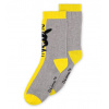 Ponožky Pokémon - Pikachu šedé (Difuzed) Veľkosť: 39/42 Ponožky Pokémon - Pikachu šedé (Difuzed) Veľkosť: 39/42