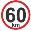 Samolepka reflexná malá - 60km AutoZulu Samolepka reflexná malá - 60km AutoZulu