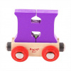Bigjigs Rail Vagónik drevenej vláčikodráhy - Písmeno H Bigjigs Rail Vagónik drevenej vláčikodráhy - Písmeno H