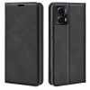 Peňaženkové kožené puzdro Retro-skin na Motorola Moto G13 / G23 / G53 5G - Čierna Peňaženkové kožené puzdro Retro-skin na Motorola Moto G13 / G23 / G53 5G - Čierna