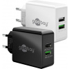 Nabíjačka USB 230V 2port, 2xUSB A, 28W, Quick Charge 3.0, biela Nabíjačka USB 230V 2port, 2xUSB A, 28W, Quick Charge 3.0, biela