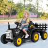 Costway Detský traktor na diaľkové ovládanie - Čierny Costway Detský traktor na diaľkové ovládanie - Čierny
