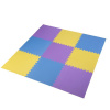 ONE FITNESS Ochranná puzzle podložka MP10 žltá-modrá-fialová ONE FITNESS Ochranná puzzle podložka MP10 žltá-modrá-fialová
