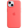 Apple iPhone 15 Silicone Case with MagSafe Guava MT0V3ZM/A Apple iPhone 15 Silicone Case with MagSafe Guava MT0V3ZM/A