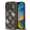 Guess PU 4G Peony MagSafe Zadný Kryt pre iPhone 16 Pro Brown 14540445 Guess PU 4G Peony MagSafe Zadný Kryt pre iPhone 16 Pro Brown 14540445