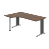 OFFICE PRO s.r.o. HOBIS kancelársky stôl pracovný tvarový, ergo pravý - FE 1800 60 P, orech OFFICE PRO s.r.o. HOBIS kancelársky stôl pracovný tvarový, ergo pravý - FE 1800 60 P, orech