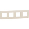 Schneider Electric Slovakia spol. s r.o. Unica Studio - NU200844 - Krycí rámček štvornásobný, Béžový Schneider Electric Slovakia spol. s r.o. Unica Studio - NU200844 - Krycí rámček štvornásobný, Béžový