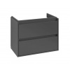 Villeroy & Boch Skyla Umývadlová skrinka, 77x60x44 cm, 2 zásuvky, Graphite C79600VR Villeroy & Boch Skyla Umývadlová skrinka, 77x60x44 cm, 2 zásuvky, Graphite C79600VR