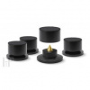 podložka antivibrační / Dynavox BA-4 Black / 4ks podložka antivibrační / Dynavox BA-4 Black / 4ks