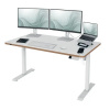 LEITZ Výškově nastavitelný elektrický ergonomický stůl Ergo bílý 140x80 cm + Leitz Ergo základna LEITZ Výškově nastavitelný elektrický ergonomický stůl Ergo bílý 140x80 cm + Leitz Ergo základna