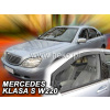 Deflektory okien MERCEDES klasa S W220 4/5D 1999-2005r. Deflektory okien MERCEDES klasa S W220 4/5D 1999-2005r.