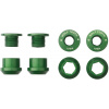 Skrutky do prevodníka Wolf Tooth Set 4x Chainring Bolts+Nuts 6 mm - green uni Skrutky do prevodníka Wolf Tooth Set 4x Chainring Bolts+Nuts 6 mm - green uni