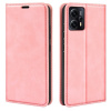 Peňaženkové kožené puzdro Retro-skin na Motorola Moto G13 / G23 / G53 5G - Ružová Peňaženkové kožené puzdro Retro-skin na Motorola Moto G13 / G23 / G53 5G - Ružová