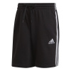 adidas Essentials 3 Stripe Fleece pánske šortky Black/White L adidas Essentials 3 Stripe Fleece pánske šortky Black/White L