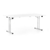 Dřevotrust Skladací stôl 180 x 80 cm, biela Dřevotrust Skladací stôl 180 x 80 cm, biela