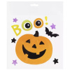 Sada okiennych želé v tvare tekvice s úsmevom na Halloween Sada okiennych želé v tvare tekvice s úsmevom na Halloween
