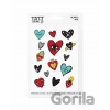 Vodeodolné dočasné tetovačky Srdce TATTonMe mix Vodeodolné dočasné tetovačky Srdce TATTonMe mix