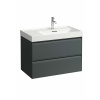Laufen Meda skrinka 78.4x44.8x51.5 cm závesná kúpeľňová skrinka pod umývadlo sivá H4215920112661 Laufen Meda skrinka 78.4x44.8x51.5 cm závesná kúpeľňová skrinka pod umývadlo sivá H4215920112661