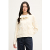 Tommy Hilfiger bunda dámska ľanová WW0WW48616 béžová S Tommy Hilfiger bunda dámska ľanová WW0WW48616 béžová S