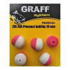 Graff Zig-Rig Plávajúce guličky 10mm Biela/Červená Graff Zig-Rig Plávajúce guličky 10mm Biela/Červená