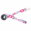 Max&Molly Short Leash Cherry Bloom - farebné mestské vodítko pre psa, jemný kvetinový vzor, 120 cm - S Max&Molly Short Leash Cherry Bloom - farebné mestské vodítko pre psa, jemný kvetinový vzor, 120 cm - S