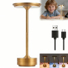 NOČNÁ LAMPA STOLNÁ LED USB DOTYKOVÁ BEZDRÔTOVÁ ZLATÁ NOČNÁ LAMPA STOLNÁ LED USB DOTYKOVÁ BEZDRÔTOVÁ ZLATÁ