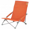 Turistická stolička s operadlom Euro Trail Beach Chair St.Tropez oranžová a červená farba