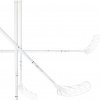 Unihoc UNILITE PRO 27 white CLASSIC biela, Pravá (pravá ruka dole), 96cm (=106cm) Unihoc UNILITE PRO 27 white CLASSIC biela, Pravá (pravá ruka dole), 96cm (=106cm)