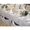 Obrús na stôl - Pathe -rezistentný obrus 170 x 140 cm obdĺžnik (Hlavný krst bieleho obrusu 140 x 170 cm) Obrús na stôl - Pathe -rezistentný obrus 170 x 140 cm obdĺžnik (Hlavný krst bieleho obrusu 140 x 170 cm)