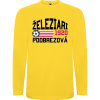 Superfutbal Pánske tričko s dlhým rukávom Železiari, rôzne farby a veľkosti Farba: žltá, Veľkosť: M Superfutbal Pánske tričko s dlhým rukávom Železiari, rôzne farby a veľkosti Farba: žltá, Veľkosť: M